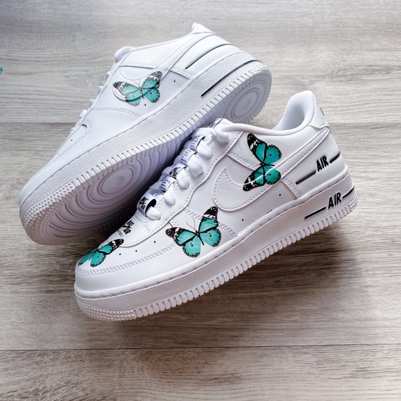Nike air force 1 low custom butterfly - Picture 8 of 13
